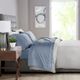 Olliix by Madison Park 525 Thread Count Blue Full Cotton Rich Sheet Set-5