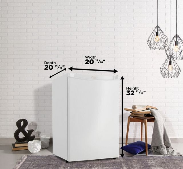 Danby® Designer Series 21" 4.4 Cu. Ft. White Compact Refrigerator-7