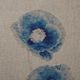 Olliix by Madison Park Blue Print Botanicals 3 Piece Blue Framed Printed Canvas On Linen Set-1