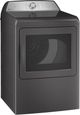 GE Profile™ 7.4 Cu. Ft. Diamond Gray Front Load Electric Dryer with Sanitize Cycle and Sensor Dry-1