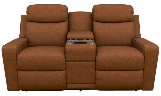 La-Z-Boy® Emmons Clay Power Reclining Loveseat with Console, Headrest, and Lumbar-1