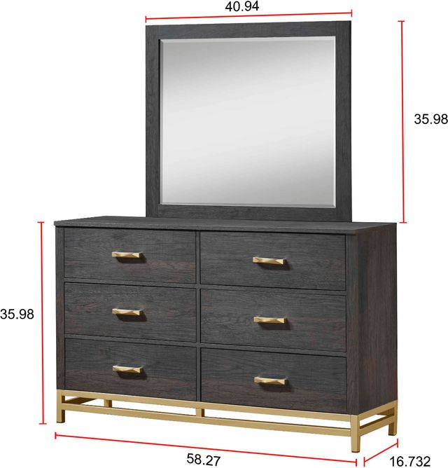 Crown Mark Trevor Brown Dresser-2