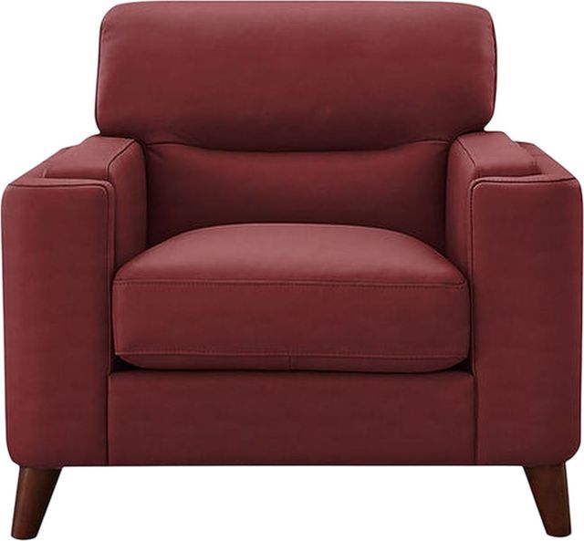 Aurora Furniture Elm Cranberry Accent Chair-0