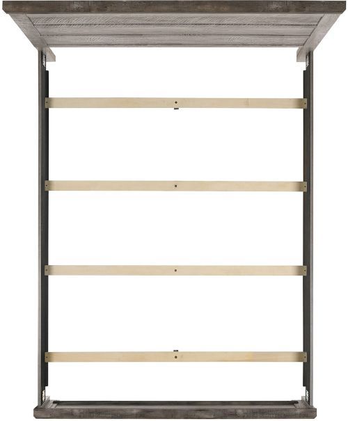 Elements International Millers Cove 4-Piece Gray Twin Panel Bedroom Set-3