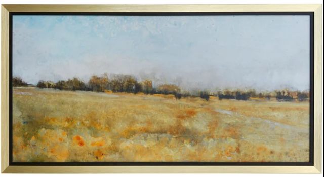 Stylecraft Blue/Gold Wall Art-0