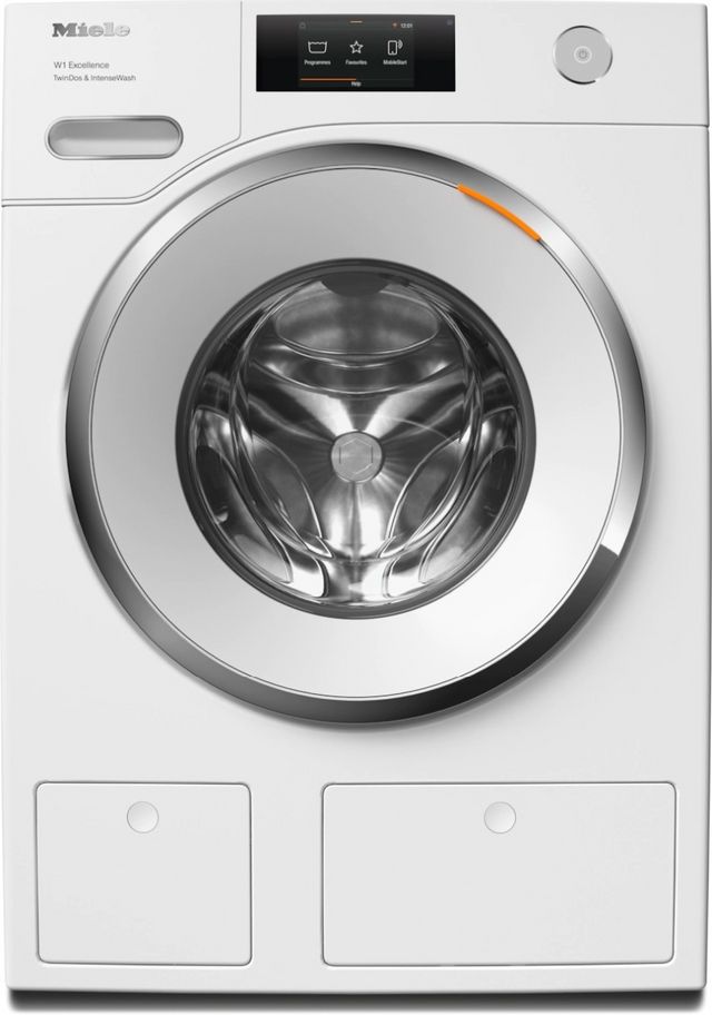 Miele W1 White Edition 2.3 Cu. Ft. Lotus White Front Load Washer 