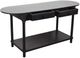 Forty West Davenport Black Console Table-5