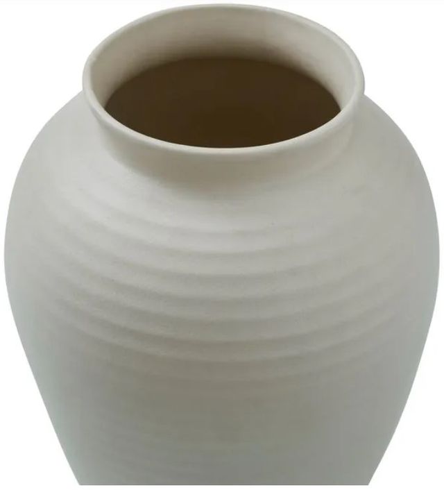 Renwil® Hathor Semi-Gloss Beige Vase-1