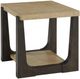 Emerald Home Sutton Place Caramel End Table with Cocoa Base-0