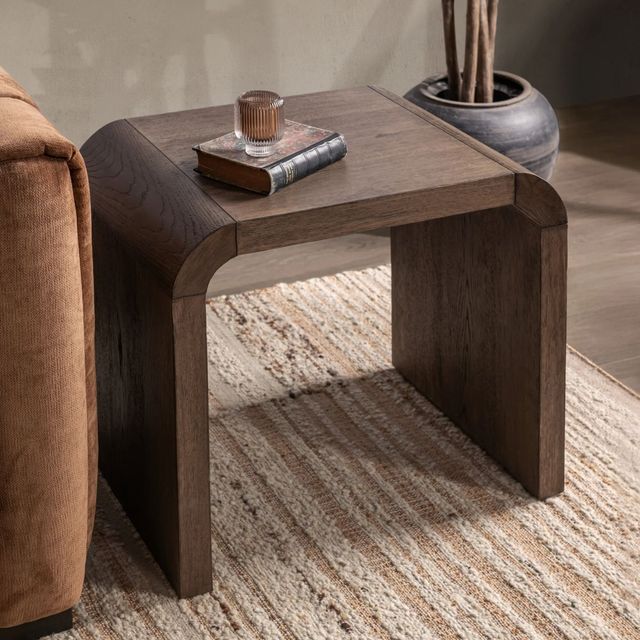 Classic Home Levine Walnut Ridge End Table-1