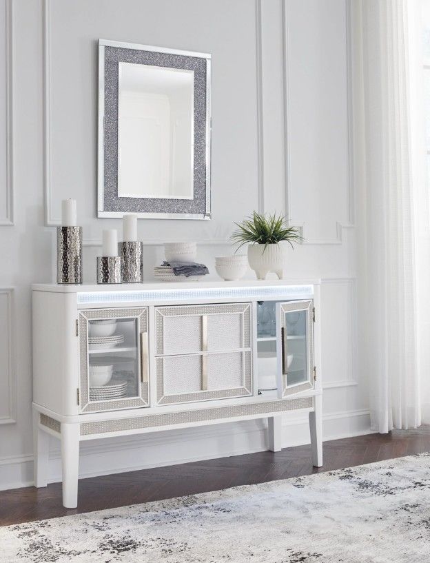Signature Design by Ashley® Chalanna White Dining Server-6