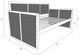 Kodiak Furniture Abaco Honey Twin Daybed Frame-1