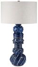 Currey & Company Undersea Dark Blue Table Lamp-0