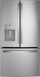 GE® 36 in. 20.6 Cu. Ft. FingerPrint Resistant Stainless Steel Counter Depth French Door Refrigerator-0