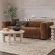 Classic Home Afeela Bronze Upholstered Sofa-1