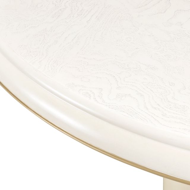 Michael Amini® La Terrazza Creamy Pearl Round Dining Table-4