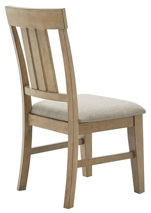 Olliix by Madison Park Sonoma Set of 2 Reclaimed Grey Dining Side Chair Set-2