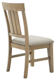Olliix by Madison Park Sonoma Set of 2 Reclaimed Grey Dining Side Chair Set-2