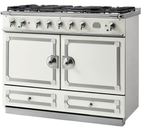 La Cornue CornuFé 110 43" Pure White Pro Style Dual Fuel Range-1