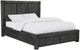 Modus Furniture Meadow Graphite California King Storage Platform Bed-0
