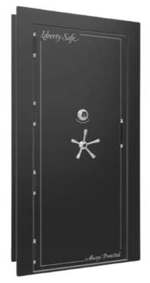 Liberty Safe Black Gloss Out-Swing Left Hinge Mechanical Vault Door-0
