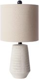 Surya Leipzig Textured Cream Table Lamp-0