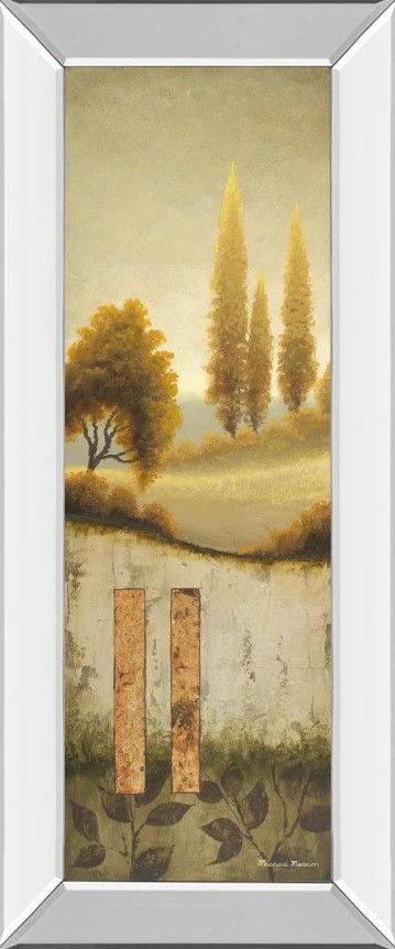 Classy Art Beyond the Village by Michael Marcon Mirror Framed Wall Art-0