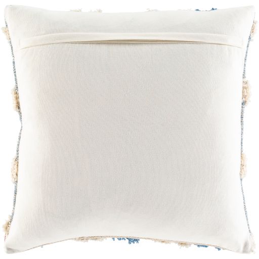 Surya Edric Denim 20"x20" Toss Pillow with Down Insert-3