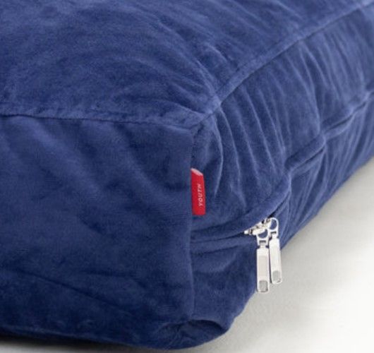 CordaRoy's® Navy Plush Fur Youth Sensory Crash Pad-1