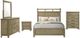 Coaster® Hazlewood 66" 5-Piece Vineyard Oak Queen Panel Bedroom Set-0