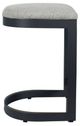 Uttermost® Maude Java Black/Taupe Gray Steel Outdoor Counter Stool-4