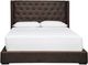 Signature Design by Ashley® Fremindon Coffee Queen Upholstered Panel Storage Bed-2