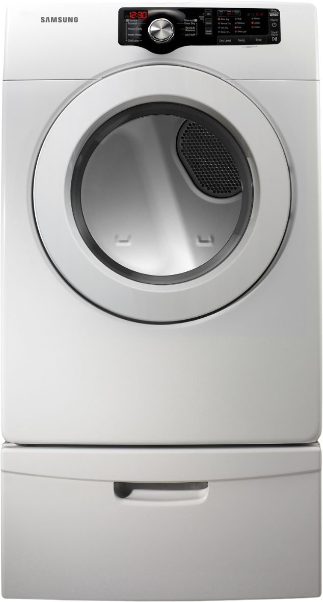 Samsung 7.3 Cu. Ft. White Front Load Electric Dryer-1