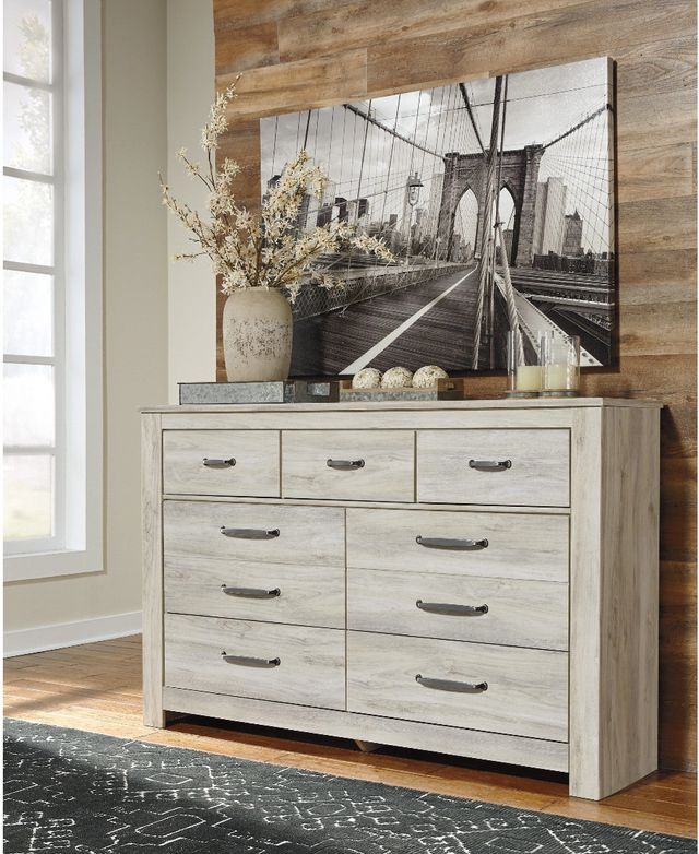 Signature Design by Ashley® Bellaby Whitewash Bedroom Mirror-1