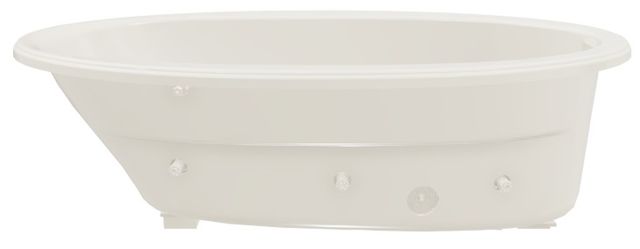 KOHLER® Sunward® White 66" x 42" Drop-In Whirlpool Bath-1