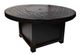 CabanaCoast® Customizable Monaco Aluminum Outdoor Round Fire Pit Cover-3