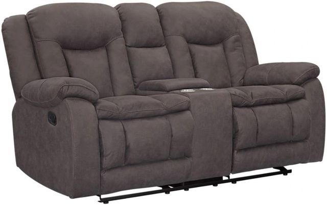 Inspired Home 4376 Tahoe Brown Manual Reclining Rocking Loveseat-0