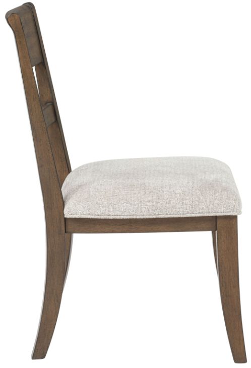 New Classic® Home Furnishings Mariana Ivory/Vintage Mocha Dining Side Chair-3