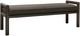 Modus Furniture Dorsey Basalt Gray/Pumpernickel Upholstered Bench-0