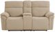 Bassett® Furniture Club Level Andre Oatmeal Power Reclining Loveseat with Console-1