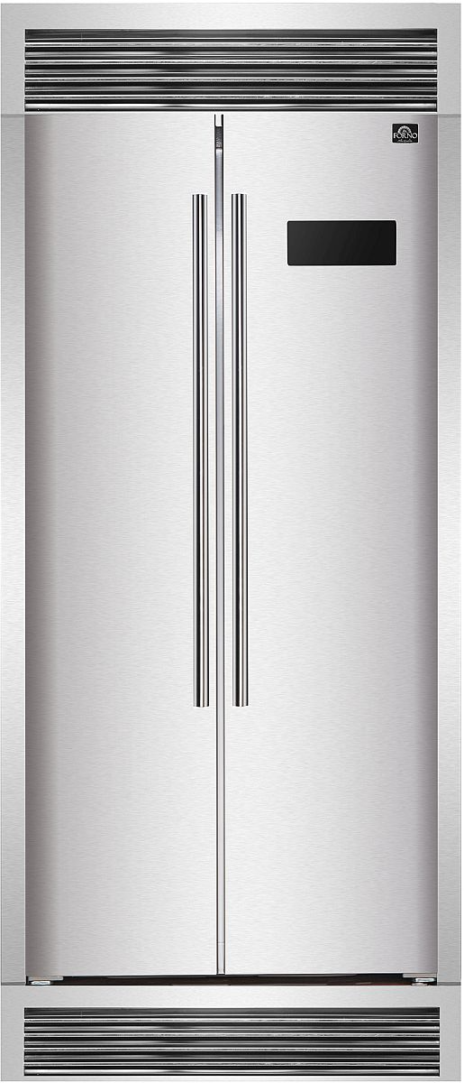 FORNO® Salerno 33 in. 15.6 Cu. Ft. Stainless Steel Counter