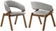 Armen Living Talulah 2-Pieces Gray Dining Side Chair Set-3