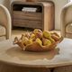Uttermost® Golden Crest Ruffle Honey Glaze Bowl-1