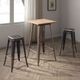 Zuo® Marius Antique Black Gold Set of 2 Bar Stool-4