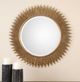 Uttermost® Marlo Antiqued Gold Leaf Round Mirror-2