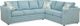 Braxton Culler Northfield 2-Piece Light Blue Sectional Set-0