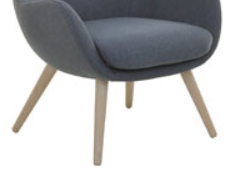 Fjords® Norsk Skagen Blue High Back Chair-1