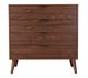 Mazin Furniture Fletcher Walnut 4-Drawers Chest-0