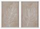 Bassett Mirror Leaf Line Art I Framed Print-2