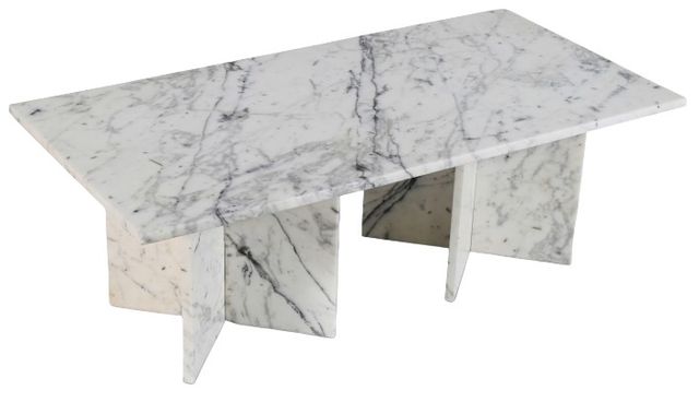 Meridian Furniture Verona White Marble Coffee Table-0